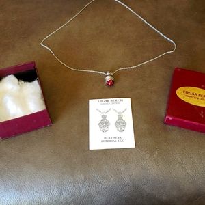 Collectible Star Imperial Egg necklace  by Edgar Berebi